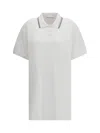Alexander Wang Women Cotton Polo Mini Dress In White