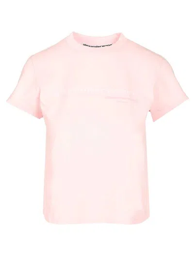 Alexander Wang Women Cotton T-shirt In Pink