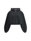 Alexander Wang Cropped Zip-up Hoodie