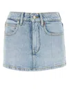 Alexander Wang Women Denim Stretch Shorts