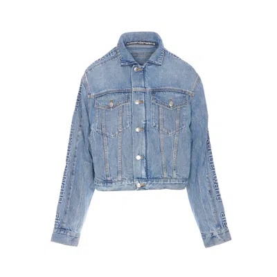 ALEXANDER WANG ALEXANDER WANG WOMEN DENIM TRACK JACKET