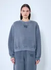 Alexander Wang Women Essential Classic Sweatshirt In Blue