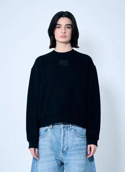 Alexander Wang Women Essential Puff Logo Sweatshirt