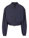 Alexander Wang Women Harrington Jacket In Blue