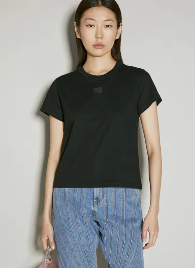 Alexander Wang Women Jersey Shrunk T-shirt In Black