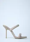Alexander Wang Julie Double-strap Stiletto Sandals In White