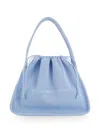 Alexander Wang Large Ryan Cotton Shoulder Bag In Chambray Blue