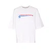 Alexander Wang Crystal Hotfix Star Jersey T-shirt In White