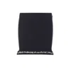 Alexander Wang Women Logo Mini Skirt In Black