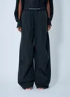 Alexander Wang Women Logo Motif Elasticated Pants In Black