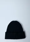 Alexander Wang Women Logo Patch Beanie Hat In Black