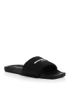 Alexander Wang Women's Logo Pool Slides In Black