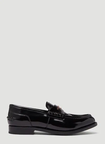 Alexander Wang Women Logo Slip-on Shoes In Black