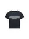 Alexander Wang Women Logo T-shirt In Black