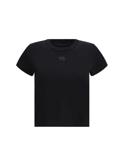 Alexander Wang Women Logoed T-shirt In Black