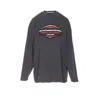 Alexander Wang Women Long Sleeves Shield Graphic Tee In Multi