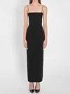 Alexander Wang Midi Slip Dress In Black
