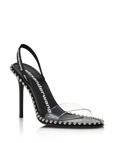 ALEXANDER WANG WOMEN'S NOVA SLINGBACK HIGH HEEL SANDALS,3049S0000M