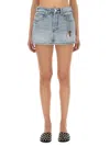 Alexander Wang Women Regenerated Denim Shorts