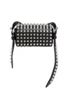 Alexander Wang Studded Rectangular Shoulder Bag With Adaptable Strap In Black