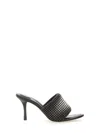 Alexander Wang Black Heiress Heeled Sandals In Black