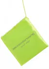 Alexander Wang Women's Satin Crystal Fringe Shoulder Bag In Neon In Yellow