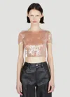 Alexander Wang Women Sequin T-shirt In Pink