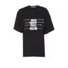 Alexander Wang Women Short Sleeve Chain Graphic T-shirt In Black