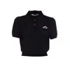 Alexander Wang Women Short Sleeves Polo In Black