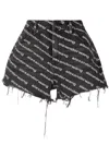 Alexander Wang Women Shorts Bite In Black