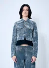 Alexander Wang Women Slim Trucker Jacket In Blue