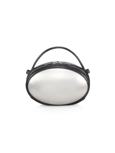 Alexander Wang Women's Small Dome Leather Crossbody Bag In Black