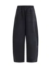 Alexander Wang Women Track Pants With Elastic Waistband In Gray
