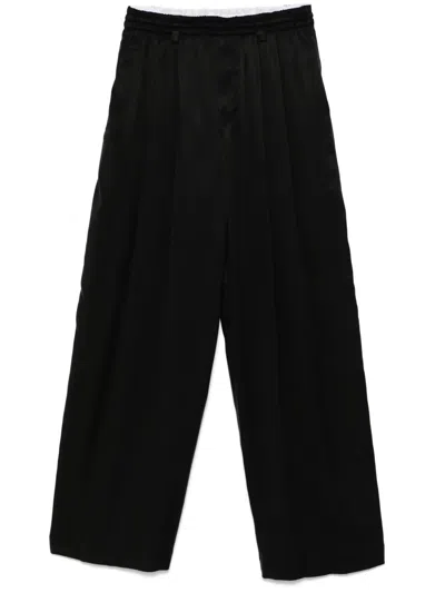ALEXANDER WANG ALEXANDER WANG WOMEN TROUSER W/ TURNED DOWN ELASTIC WAISTBAND