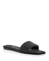 Alexander Wang Women's Vy Slide Sandals In Grey Aged