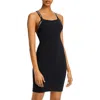 Alexander Wang Jacquard Logo Knit Dress In Black