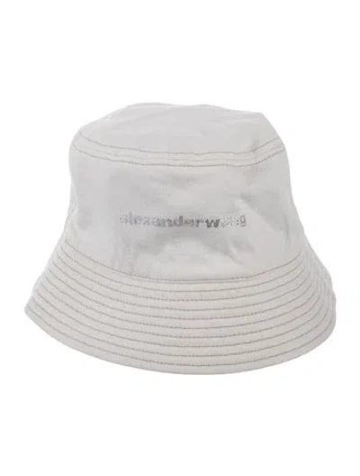 Pre-owned Alexander Wang Womens Hat In White