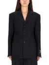 Alexander Wang Women Wool Blazer In Black