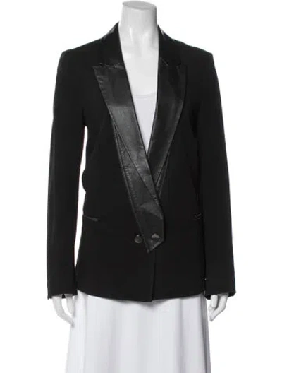 Pre-owned Alexander Wang Wool Blazer In Black