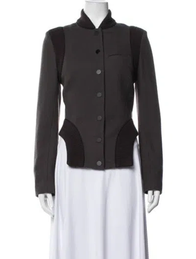 Pre-owned Alexander Wang Wool Blazer In Grey