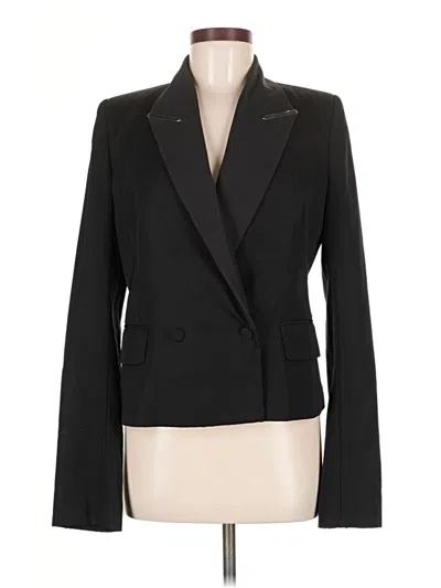 Pre-owned Alexander Wang Wool Blazer Jacket In Black
