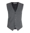 Alexander Wang Wool-blend Chain-detail Waistcoat In Gray