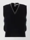 Alexander Wang V-neck Knit Cropped Vest
