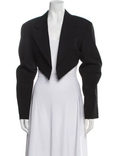 Pre-owned Alexander Wang Wool Bolero In Black