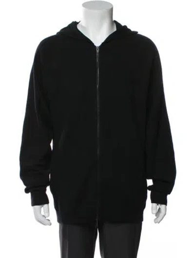 Pre-owned Alexander Wang Wool Bomber Jacket In Black