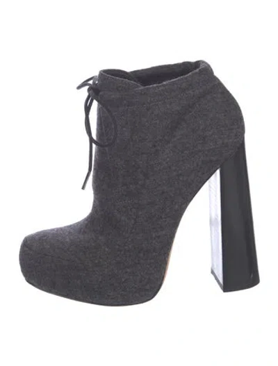 Pre-owned Alexander Wang Wool Boots In Grey