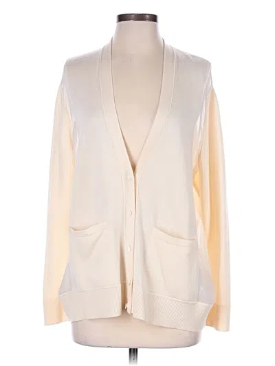 Pre-owned Alexander Wang Wool Cardigan Sweater In White