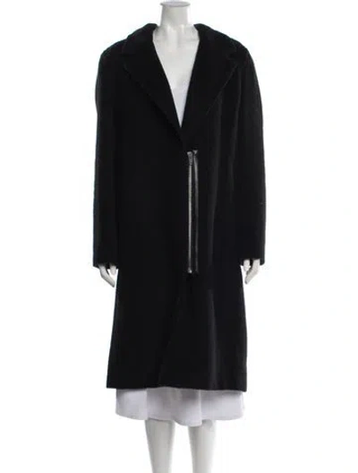Pre-owned Alexander Wang Wool Coat In Black