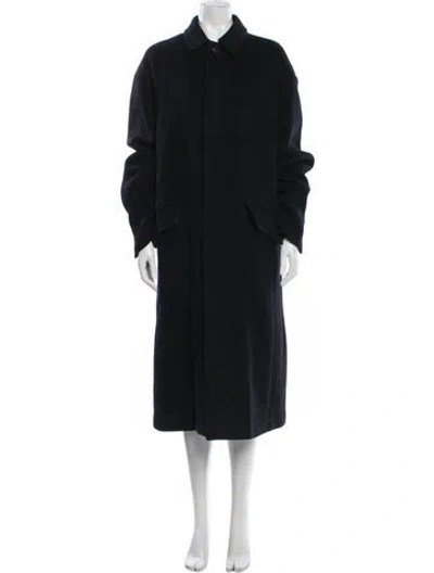 Pre-owned Alexander Wang Wool Coat In Blue