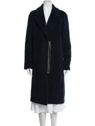 Pre-owned Alexander Wang Wool Coat In Blue